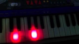 Casio ML2 Magic Light Keyboard  Quick Demo [upl. by Maxwell]