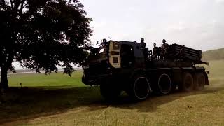 Multi barrel rocket launcher in Sri Lanka [upl. by Enitsyrhc]