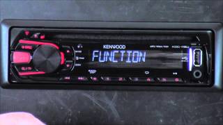 Kenwood KDC118U  Out Of The Box [upl. by Ahsima895]