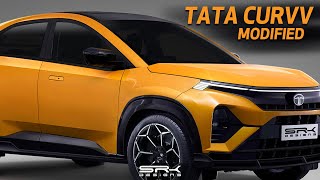 Tata Curvv Modified  Auto Design Render  SRK Design [upl. by Ralip71]