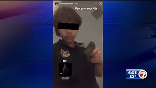 Mater Lakes Charter School student suspended after posting video and photo with BB gun [upl. by Ursuline]