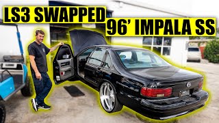 We LS3 Swapped this 1996 Impala SS  Shop Update [upl. by Kristine163]