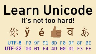 Unicode in friendly terms ASCII UTF8 code points character encodings and more [upl. by Scuram513]