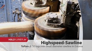 50 logmin HighspeedSawmill [upl. by Kadner]