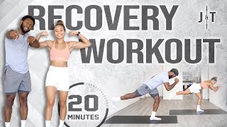 20 Minute Active Recovery Workout Strength amp Stretching [upl. by Maitilde425]