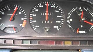 Audi 100 GL 5S Typ 43 Acceleration [upl. by Leschen]