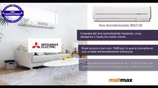 Aire Acondicionado MITSUBISHI MSZSF [upl. by Studnia]