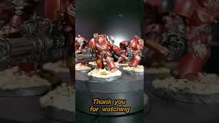 Crimson Wings Terminators  40k warhammer40k warhammerminiatures miniature slpminis [upl. by Ainotna]