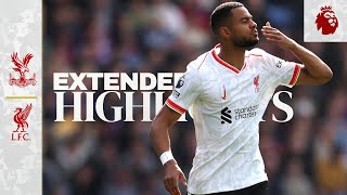 Extended Highlights Crystal Palace 01 Liverpool  Gakpo sets up a Jota winner [upl. by Melas156]