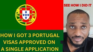 How I Got 3 PORTUGAL SCHENGEN Visas in ONE SINGLE APPLICATION [upl. by Xavier]