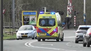 Ambulance 12153 met spoed vanaf rkz Beverwijk [upl. by Caldera533]