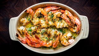 Shrimp Oreganata  Baked Shrimp with Garlic Butter Breadcrumbs [upl. by Yrrehc441]