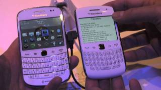 White BlackBerry Curve 9360 [upl. by Wemolohtrab181]