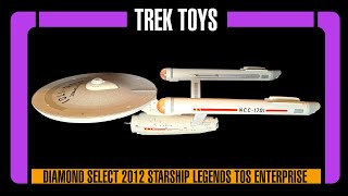 Trek Toys  the 2012 Diamond Select 15 inch TOS Enterprise NCC1701 With Light and Sound [upl. by Hutchins]