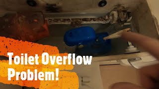 Toilet Cistern Overflowing amp how to fix it [upl. by Dilks]