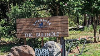 Cooleemee Water Falls  The Bullhole  Park in Woodleaf  North Carolina  USA  Part1  ☄️🏄 [upl. by Aramoj]