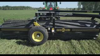 Cover Crop Crimper Demonstration [upl. by Bedell16]