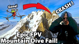 I Crashed My FPV Drone At The Top No Way To Get It Back [upl. by Cornew]