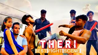 Theri Movie South Fight Scene Spoof  in Hindi  Ms Production [upl. by Filippo]