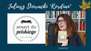 Zeszyt do polskiego  Juliusz Słowacki quotKordianquot [upl. by Reba]