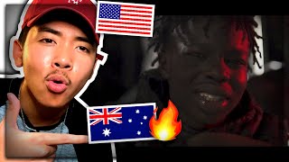 NOOKII  SBG Freestyle Official Music Video AMERICAN REACTION Australian Rap Drill Music US REACT [upl. by Hillard]