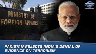 Pakistan rejects India’s denial of evidence on terrorism  News Bulletin  Indus News [upl. by Dranoel]