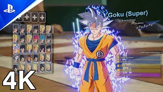 DRAGON BALL Sparking Zero  ALL CHARACTERS PS5 4K 60FPS [upl. by Nalim94]