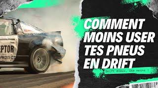 Les astuces pour moins user tes pneus en DRIFT [upl. by Atirrehs]