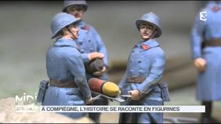 VU DICI  À Compiègne lhistoire se raconte en figurines [upl. by Meikah]