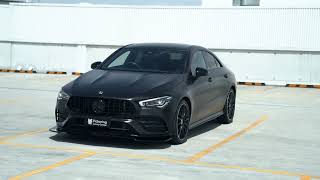 From Every Angle The Matte Black 2023 MercedesBenz CLA250 [upl. by Hopper]