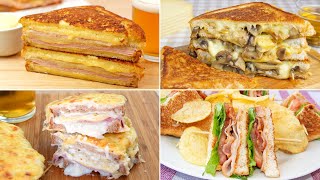 4 SÁNDWICHES IRRESISTIBLES  Fáciles Rápidos y Deliciosos [upl. by Iarised]