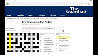 Guardian Cryptic Crossword Tuesday 17 September 2024 [upl. by Strohl]