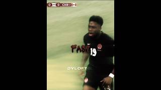 Alphonso Davies is too fast 😮‍💨⚡ football edit [upl. by Anitnatsnok810]