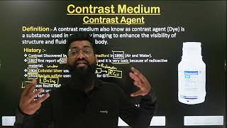 Contrast Medium  Introduction amp History  Part1  In Hindi  Radiology Contrast Agent [upl. by Anoniw]