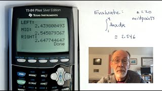 Riemann Sums on the TI84 [upl. by Shermie]