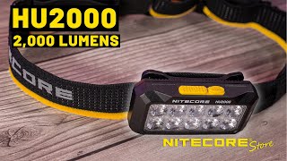 UNLIMITED POWER  The Nitecore HU2000 Headlamp 2000 Lumens [upl. by Golding161]