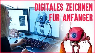 5 Tipps Digitales Zeichnen für Anfänger  Speedpainting Concept Art  DEUTSCH [upl. by Ozan585]