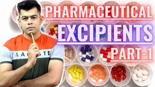 PHARMACEUTICAL EXCIPIENTS I PART1 I HINDI [upl. by Atinrehs205]