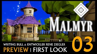 Preview Lets Play Malmyr  mit Entwickler 03 Deutsch [upl. by Icyac]