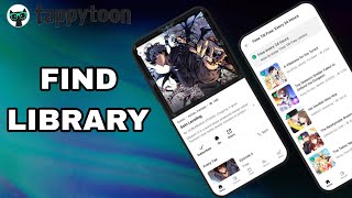 How To Find Library On Tappytoon App [upl. by Bernette]