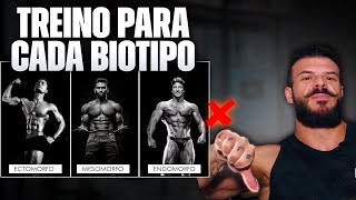 Qual o Melhor Treino para Ectomorfo Mesomorfo e Endomorfo [upl. by Anirdnajela]