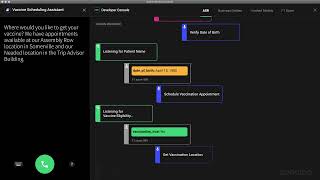 Avaamo Contact Center AI  Outbound Vaccine Scheduling for Healthcare [upl. by Etteiram485]