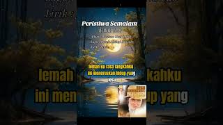 PERISTIWA SEMALAM  UJI RASHID 1988 High Quality Audio With Karaoke Lyrics [upl. by Gascony]