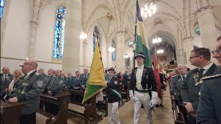 Musikverein Bad Westernkotten  Bataillon Garde Einzug der Fahnenabordnungen in Lippstadt 5102024 [upl. by Bank]