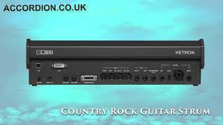 Ketron SD90 Country Rock Guitar Strum Demo [upl. by Heyra]