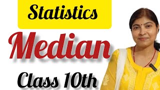 Median  Statistics  Maths  Class 10th  202425  Aaryabhatta zero maths [upl. by Stone]