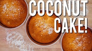 How To Make moist delicious COCONUT CAKE Easy bake and simple steps [upl. by Oiramej]