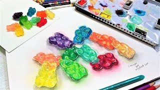 LIVE Gummy Bears in Watercolor 1230pm ET [upl. by Ellednahs969]