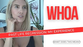 I did a Past Life regression and WHOA Crazy [upl. by Tabatha]