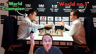 World Champion Ding Liren vs World no1 Magnus Carlsen  Norway Chess 2024 Armageddon [upl. by Ylirama]